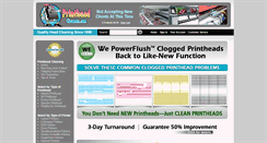Desktop Screenshot of printheadcleaners.com